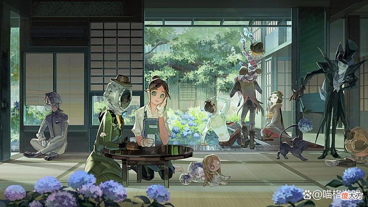 【游戏世界】第五人格：杰克周年礼包内容出炉，配套紫挂散发光亮，被杰克怀抱
