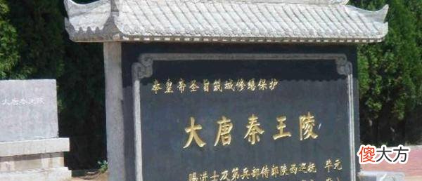 【历史故事】大唐秦王陵中有一尊石像，据说摸石可以治伤痛，专家说：不靠谱