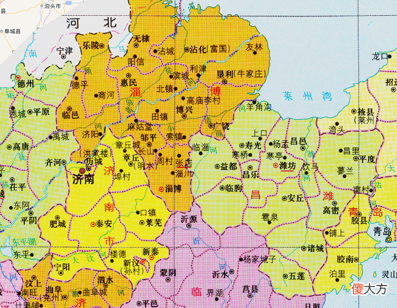 【爱历史】山东滨州市的区划变迁