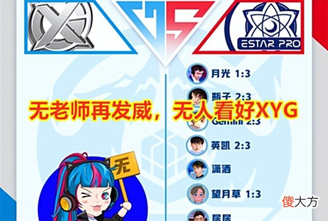 【游戏世界】无老师再发威，eStar轻松击败XYG！张大仙：他们像超级赛亚人一样