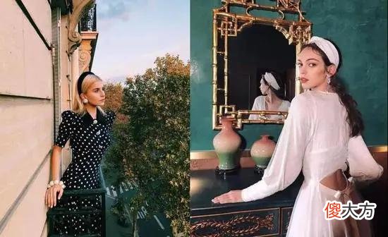 【就爱时尚】夏日女明星发箍怎么戴发箍会显脸小，钟楚曦教科书式告诉你