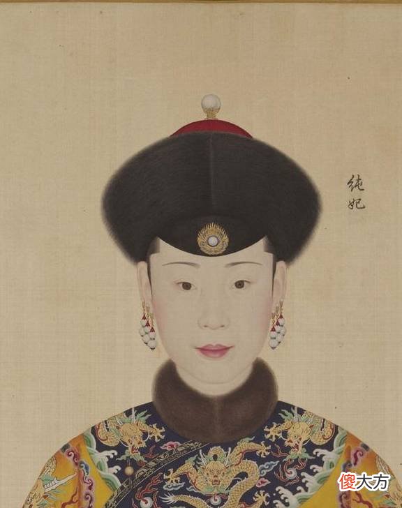 【爱历史】清朝宫廷画师笔下乾隆皇帝的四位妃子，比老照片中晚清妃子要好看