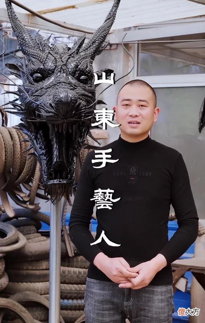 【星座控】山东小伙用500条旧轮胎，巧变“12生肖兽首”，太厉害了