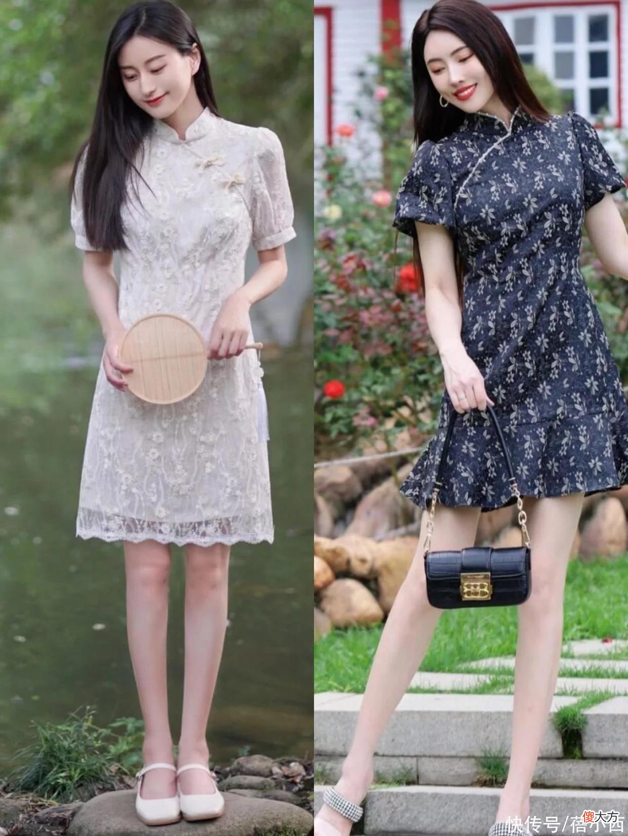 【就爱时尚】气质美女穿搭之道：选连衣裙看着3个细节，基本款也可以很优雅