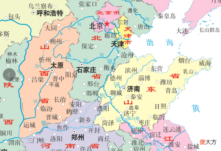 山西省与山东省对比 山西省和山东省哪个发达