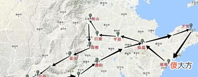 【历史故事】看完秦始皇嬴政的五次出巡路线图,才明白千古一帝所言非虚