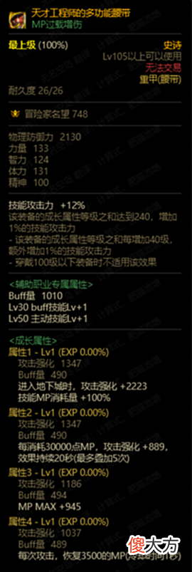 【游戏世界】DNF110版本搬砖装备推荐
