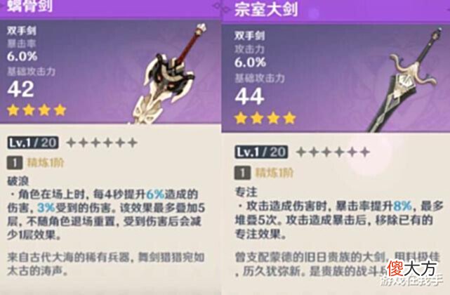 【游戏世界】原神:大世界最舒服的武器系列,如今连一个T0主c都没有,落魄了