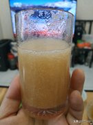 不变色带果肉的天然果汁汽水你喝过没 纯果汁汽水