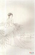 【就爱时尚】图文教程：执扇仕女画法