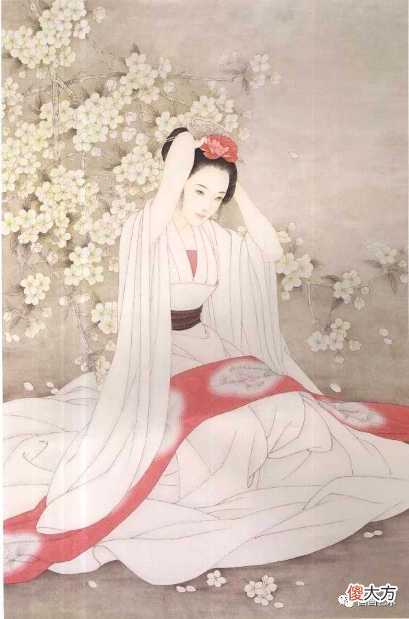 【就爱时尚】图文教程：执扇仕女画法