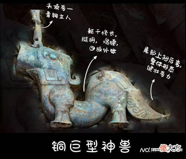【历史故事】三星堆发现最大神兽,酷似小猪佩奇吹风机