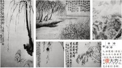 从日本画中的柳反观中国画中的柳 关于柳的画