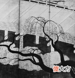 从日本画中的柳反观中国画中的柳 关于柳的画