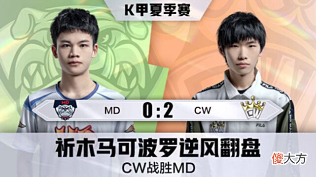 【游戏迷】K甲快讯：CW战胜MD，祈木马可波罗逆风翻盘