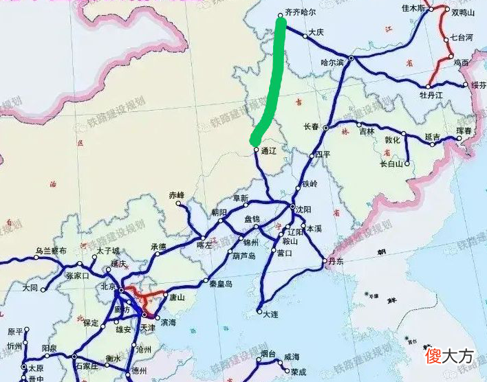 东北地区为了一条高铁竞争激烈 我国东北地区的高铁是