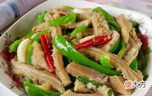 请问你吃的是这个牛肚 牛肚 是什么