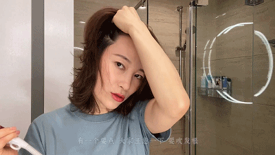 空气感日系卷发这样吹干和卷发棒操作 空气卷发棒怎么用