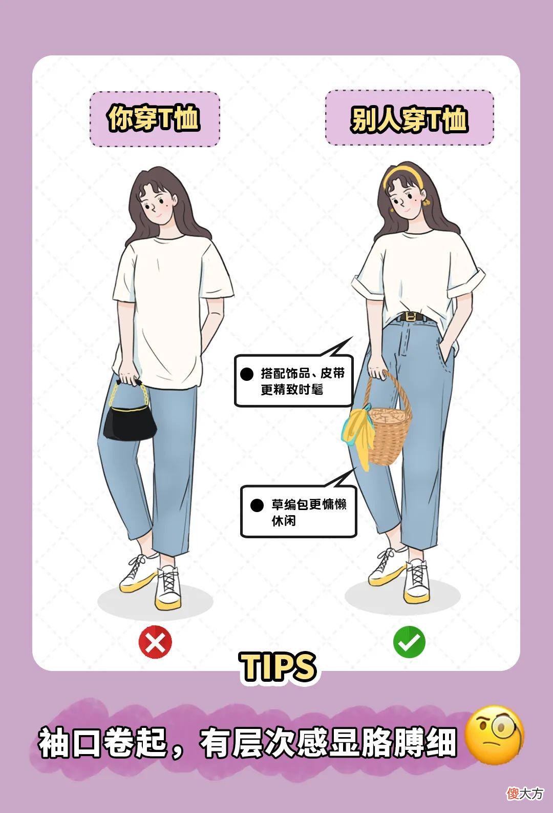 【就爱时尚】爱美的女生这个夏天这样穿，短袖T恤搭配分享，展现高阶的好衣品
