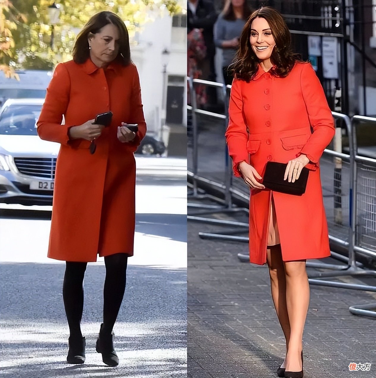【时尚一点】67岁卡罗尔出席皇家赛马会，穿粉裙隔空撞衫女儿凯特，毫无违和感