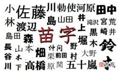【历史故事】揭秘：日本的姓氏之谜，日本人的姓到底是怎么取的？