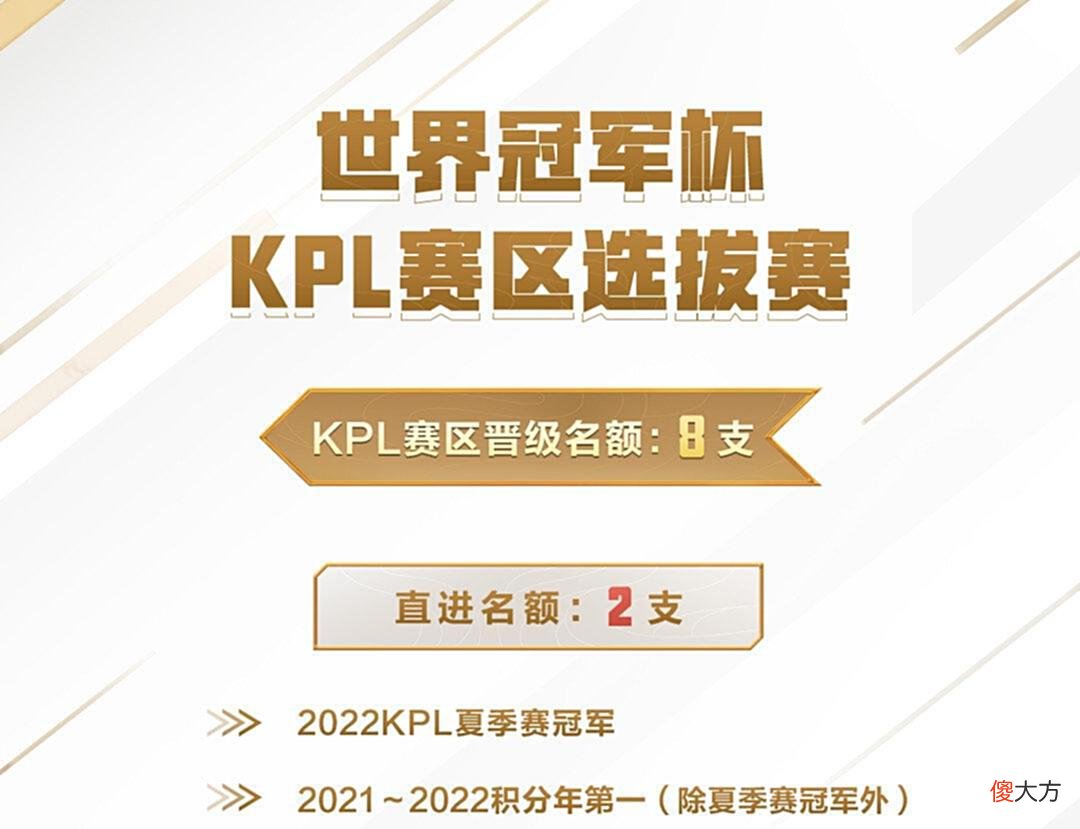 【游戏迷】2022王者荣耀挑战者杯和2022王者荣耀世界冠军杯赛制分析