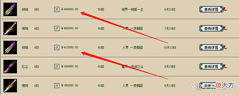 【游戏世界】大话西游2标价40多万的仙族武器，它还有个“孪生兄弟”？