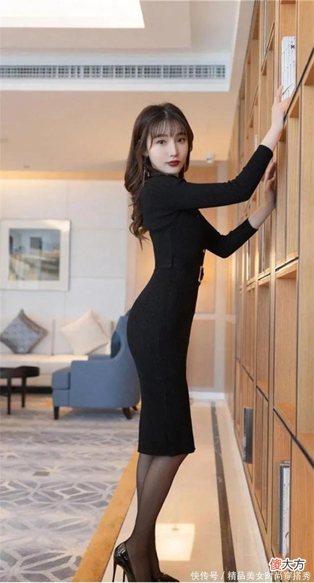 【就爱时尚】白领美女换上改良旗袍裙后，不仅十分显瘦，女人味更是十足