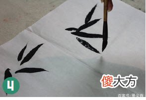 意笔竹叶的画法 画竹叶怎样用笔