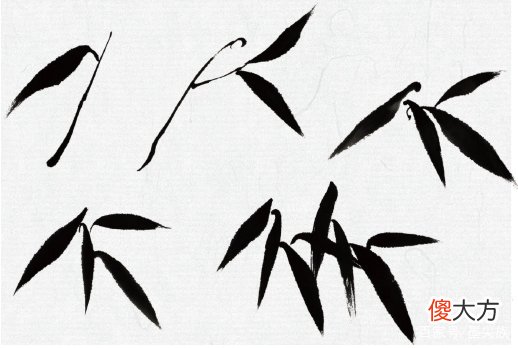 意笔竹叶的画法 画竹叶怎样用笔