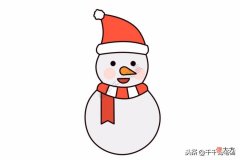 超萌的20种圣诞雪人简笔画 圣诞雪人 简笔画