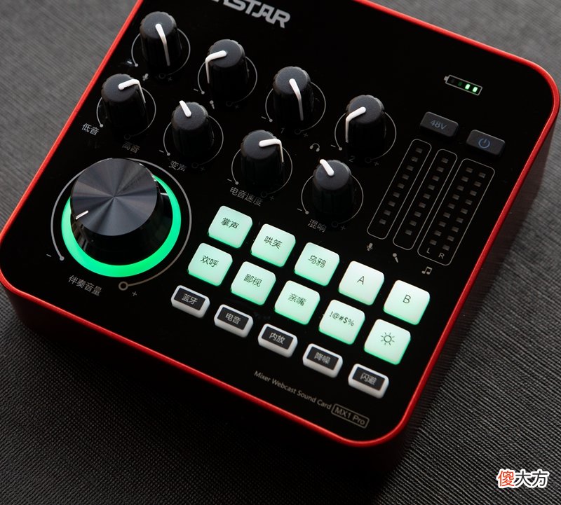 效果拔群的一套直播录音系统—得胜MX1PRO+得胜SM-18麦克风