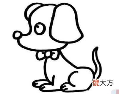 分享一波儿有关狗的简笔画 简笔画,狗狗