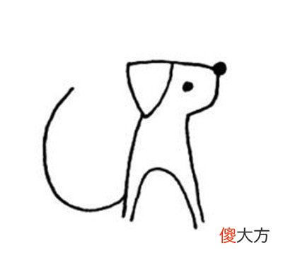 分享一波儿有关狗的简笔画 简笔画,狗狗
