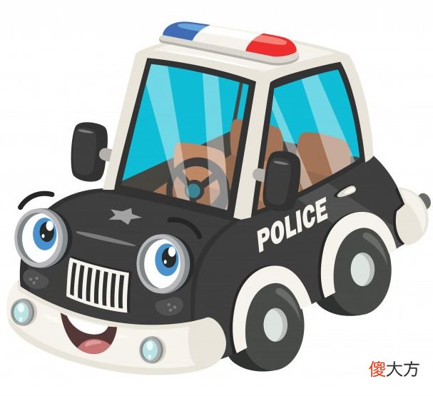 如何画警察和警车简笔画 警察和警车怎么画,简笔