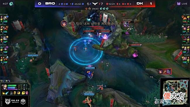 【游戏世界】LOL-LCK：LCK惊现34分钟一血究极运营局，DK有惊无险2:0战胜BRO