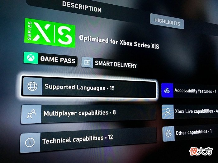 Xbox商店现可提示游戏支持的语言种类