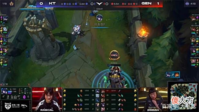 【游戏迷】LOL-LCK:Chovy飞机单波团战输出破万,GEN强势团战2:0横扫KT