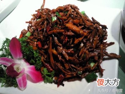 井冈山上的烟笋炒肉 井冈山烟笋烧肉