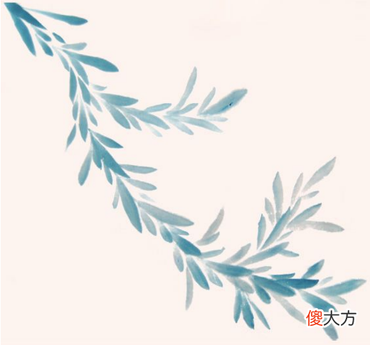 水草的4种画法 各种水草的画法