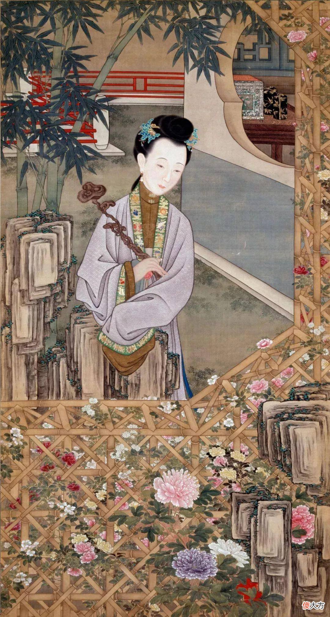 【历史故事】清朝宫廷美女长什么样？看看《十二美人图》