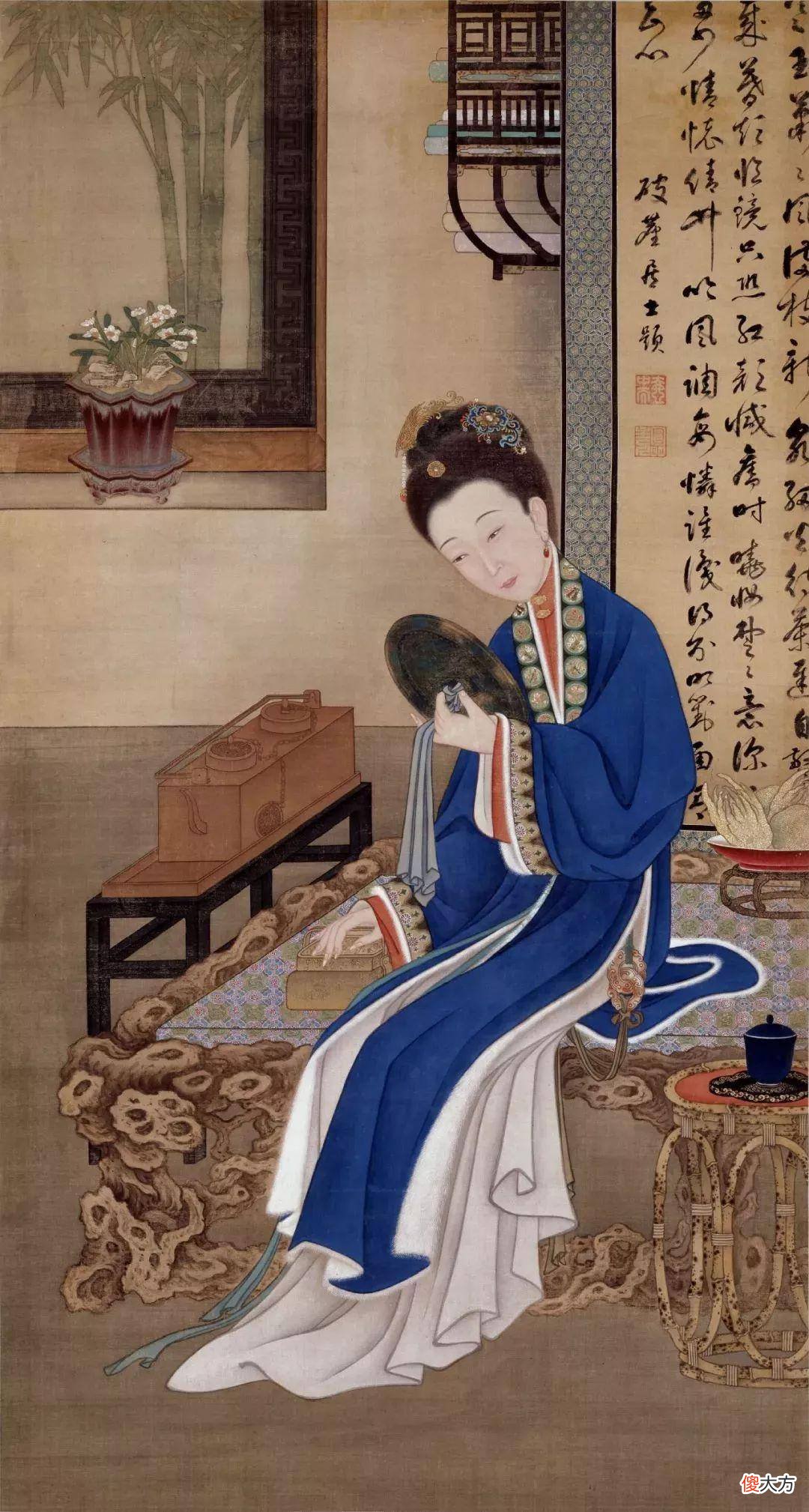 【历史故事】清朝宫廷美女长什么样？看看《十二美人图》