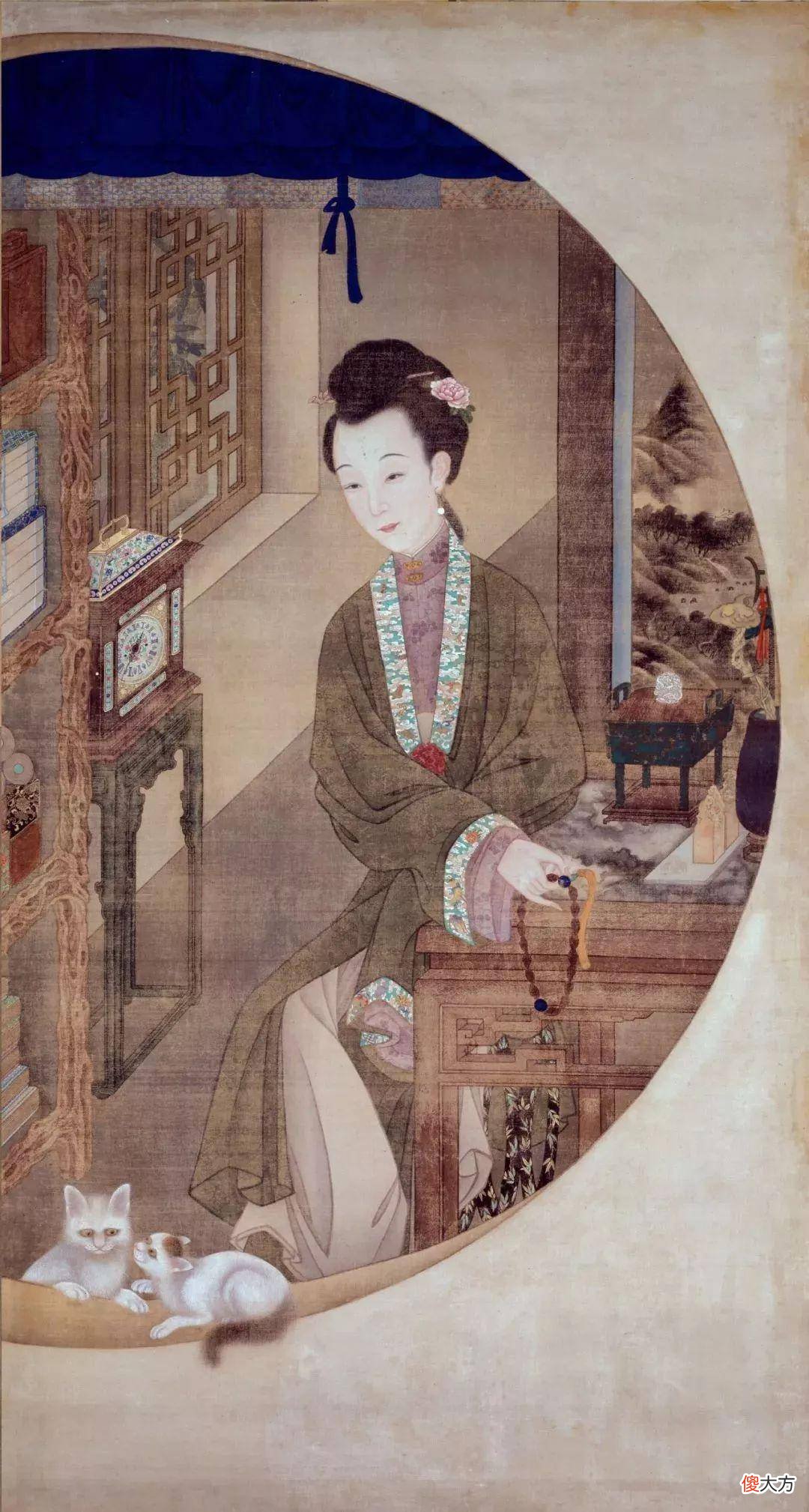 【历史故事】清朝宫廷美女长什么样？看看《十二美人图》
