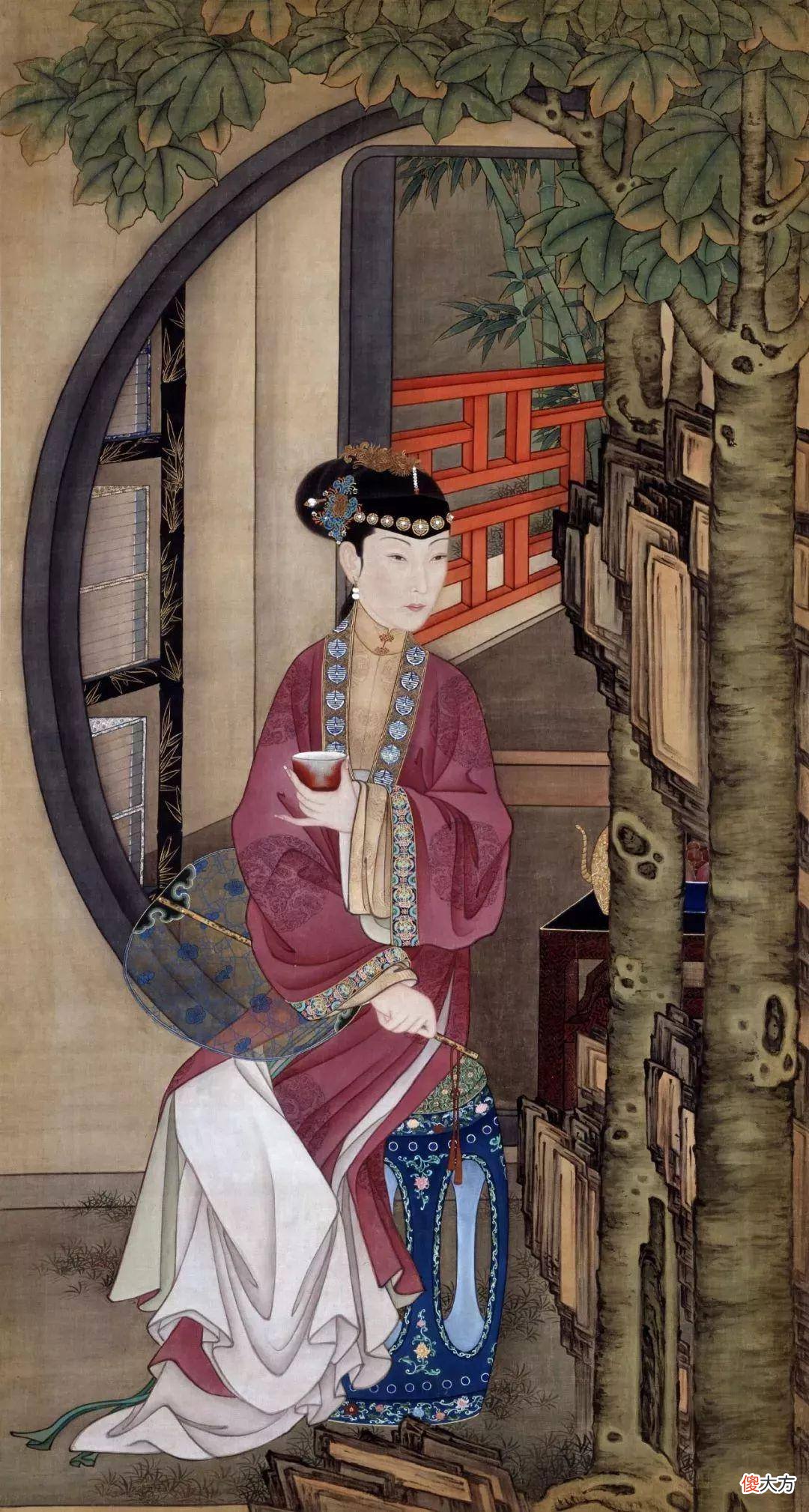 【历史故事】清朝宫廷美女长什么样？看看《十二美人图》