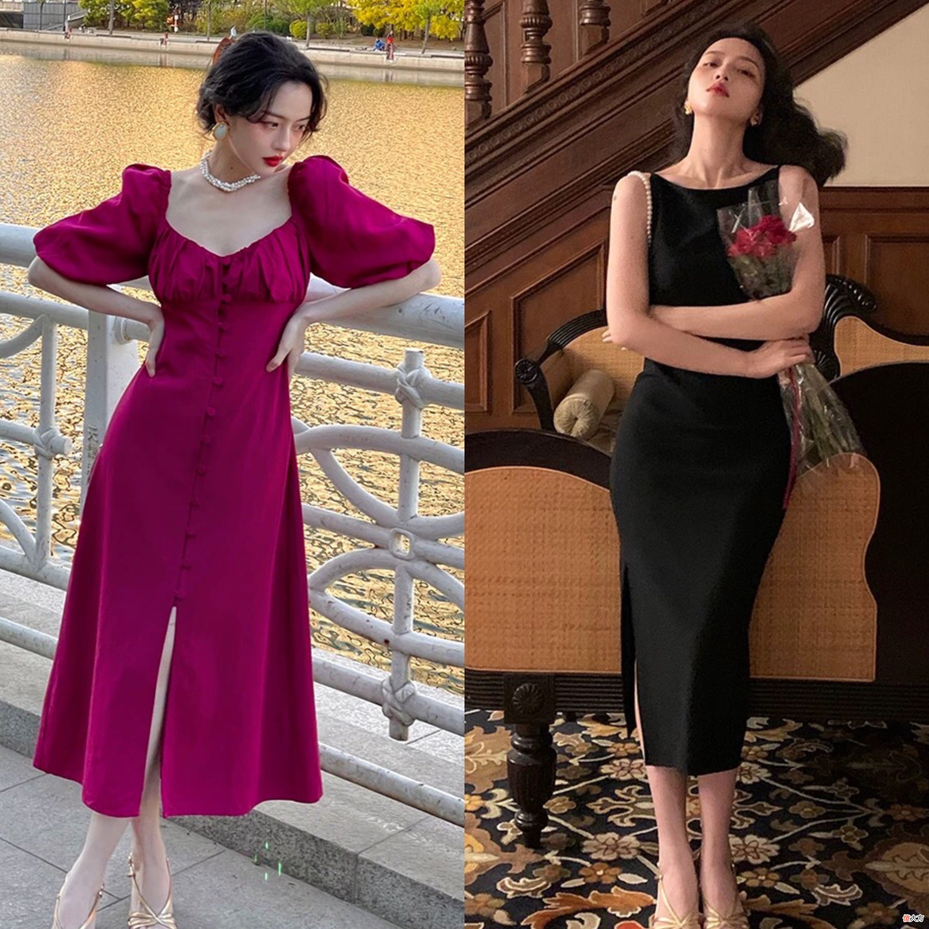 【就爱时尚】讲真的，夏天要少穿半身裙，这几条“法式连衣裙”更优雅显瘦