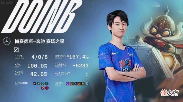 【游戏世界】letme高度评价doinb飞机：这波doinb好猛啊