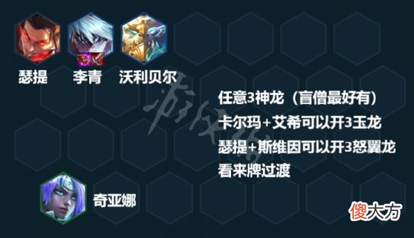 云顶之弈S7李青怎么玩_S7神龙李青阵容推荐