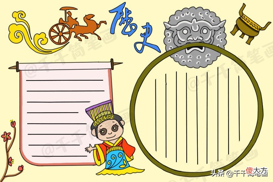简单好看的学科手抄报集合 有关学科的手抄报