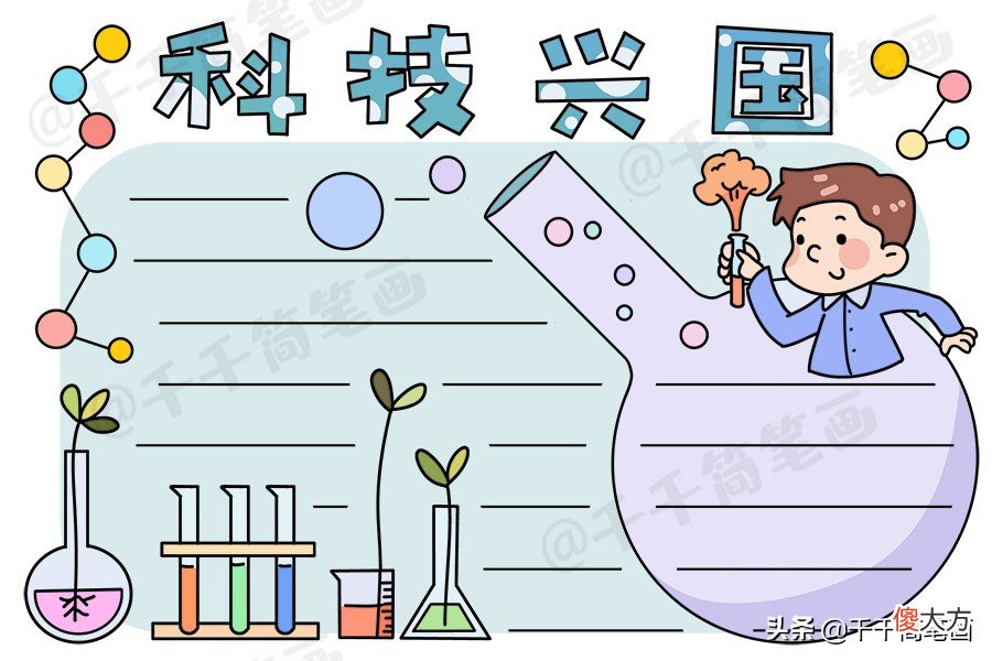 简单好看的学科手抄报集合 有关学科的手抄报