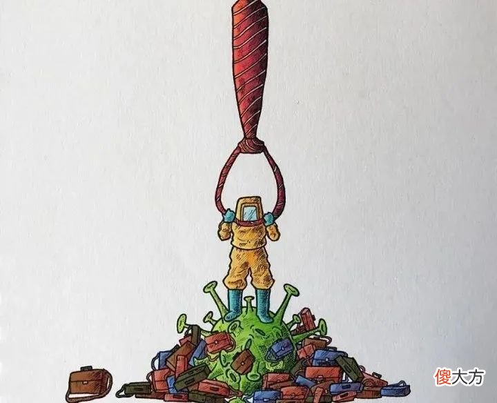 画出人们面对新冠病毒的表现 画一幅关于新冠病毒